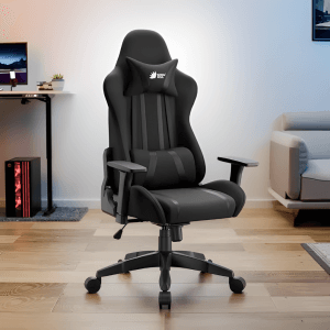 ZenFlex Ergonomic Reclining Gaming Chair with 180° Backrest, Nylon Base & 60mm Wheels