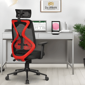 Ergonomic High Back Office Chair with Lumbar Support & Headrest